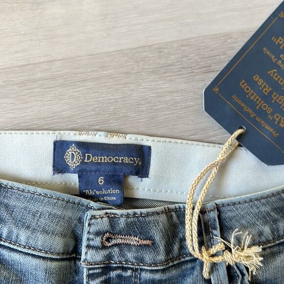 Democracy Women's Ab Solution High Rise Skinny Jean Sz 6 NWT - Picture 5 of 7